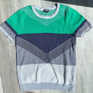 The Limited Medium Green Short Sleeve Sweater